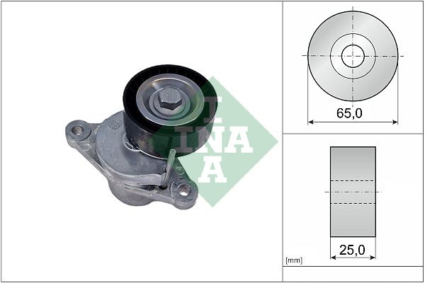 Tendicinghia, Cinghia Poly-V INA 534 0655 10 - 1 pezzo per PEUGEOT 208 I, CITROËN C4 CACTUS 1.6 BlueHDi 100, DS DS 4 / DS 4 CROSSBACK